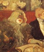 Henri de toulouse-lautrec Having dinner together oil painting